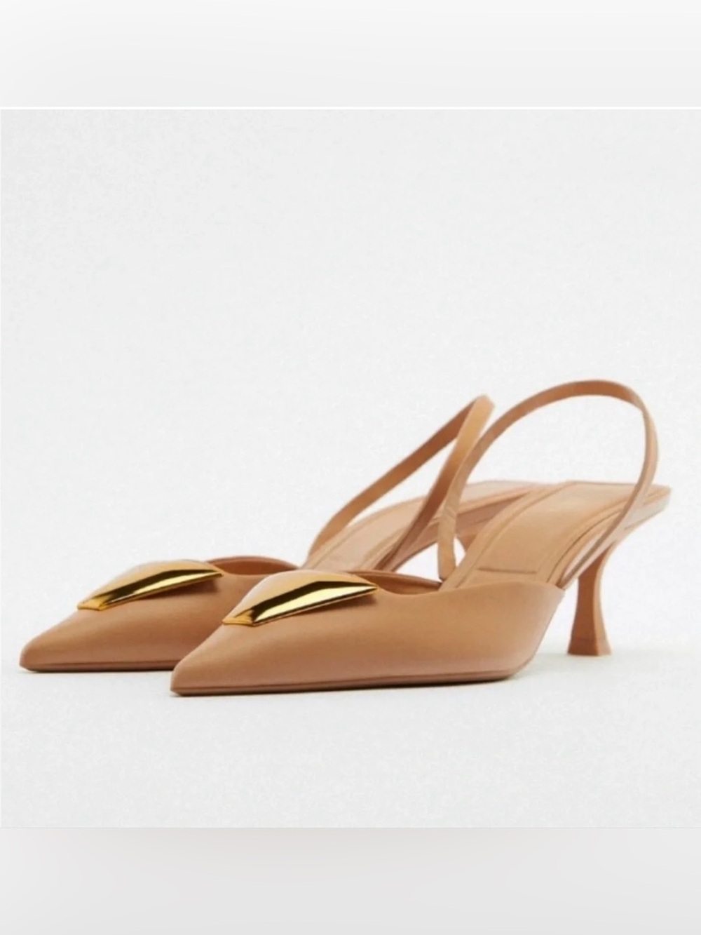 Slingback Kitten Heels